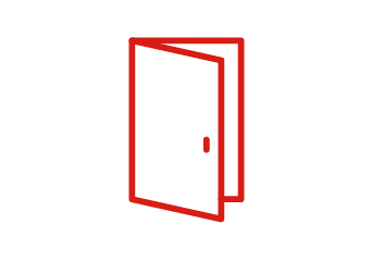 タッチキー付き玄関